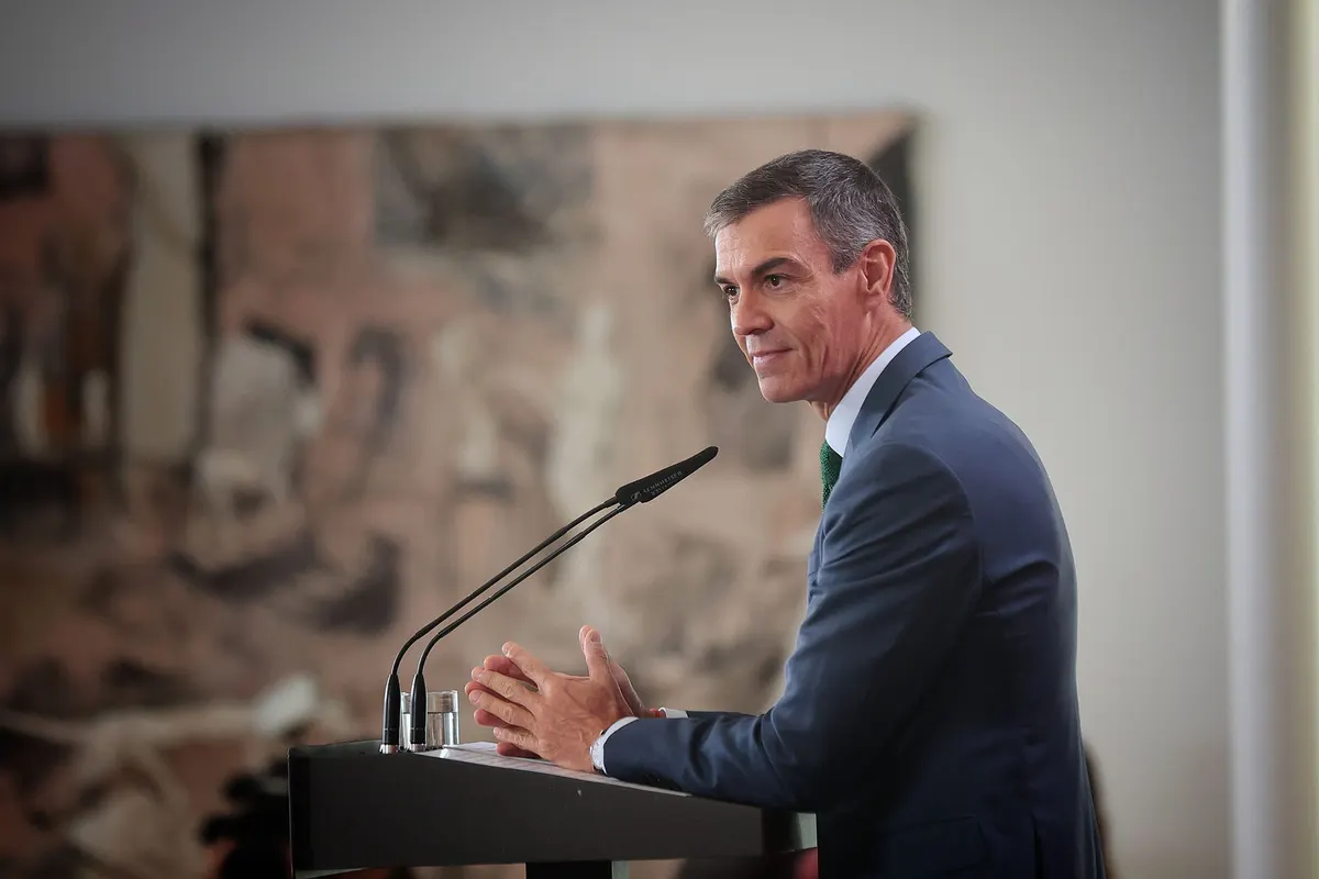 Intervención de Pedro Sánchez durante la presentación del Plan IA360
